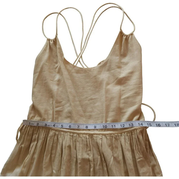 NWT The Kooples ombre khaki maxi dress with knot back - Picture 7 of 12